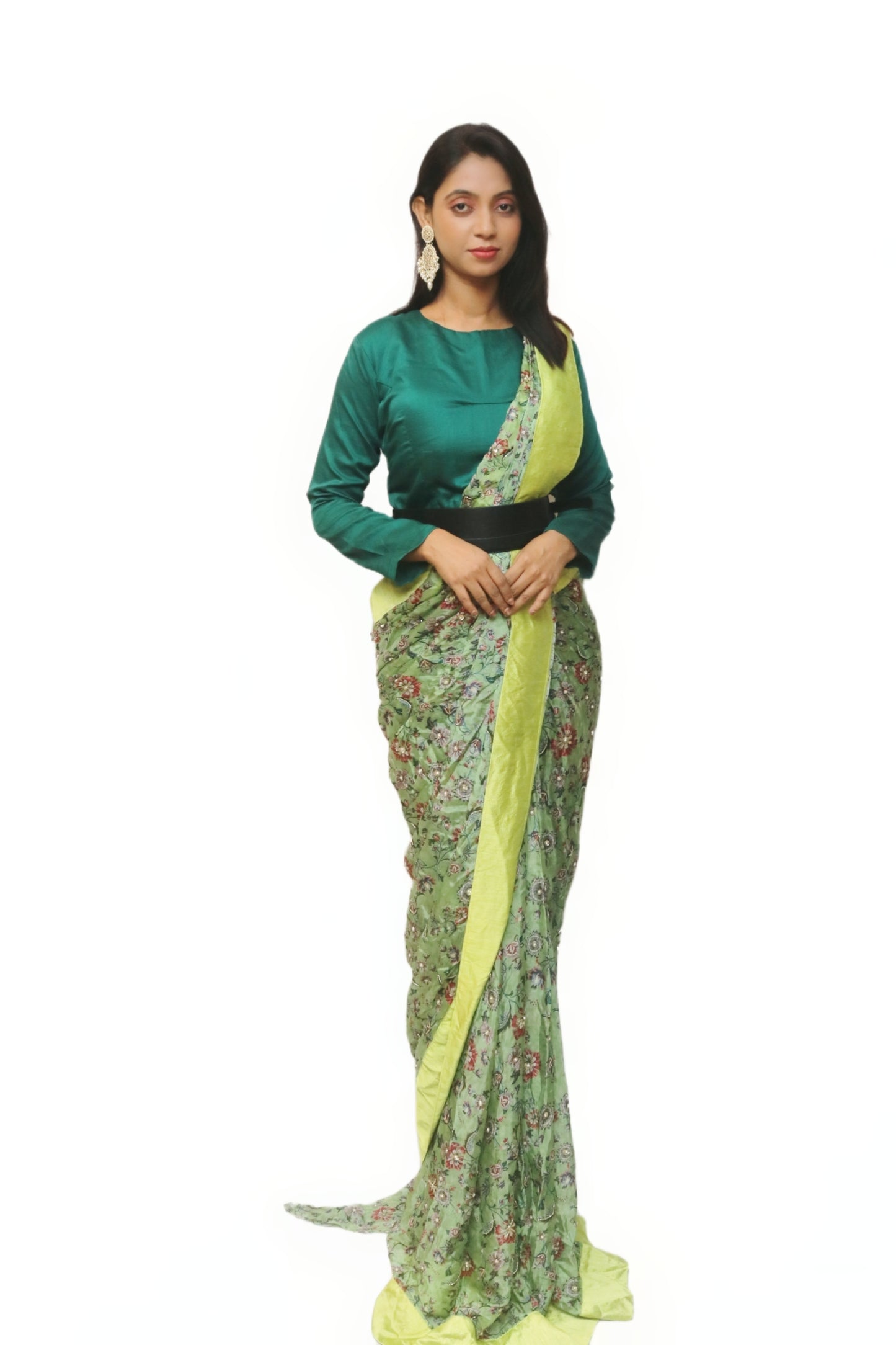 Pure Muslin Ready to Wear Saree