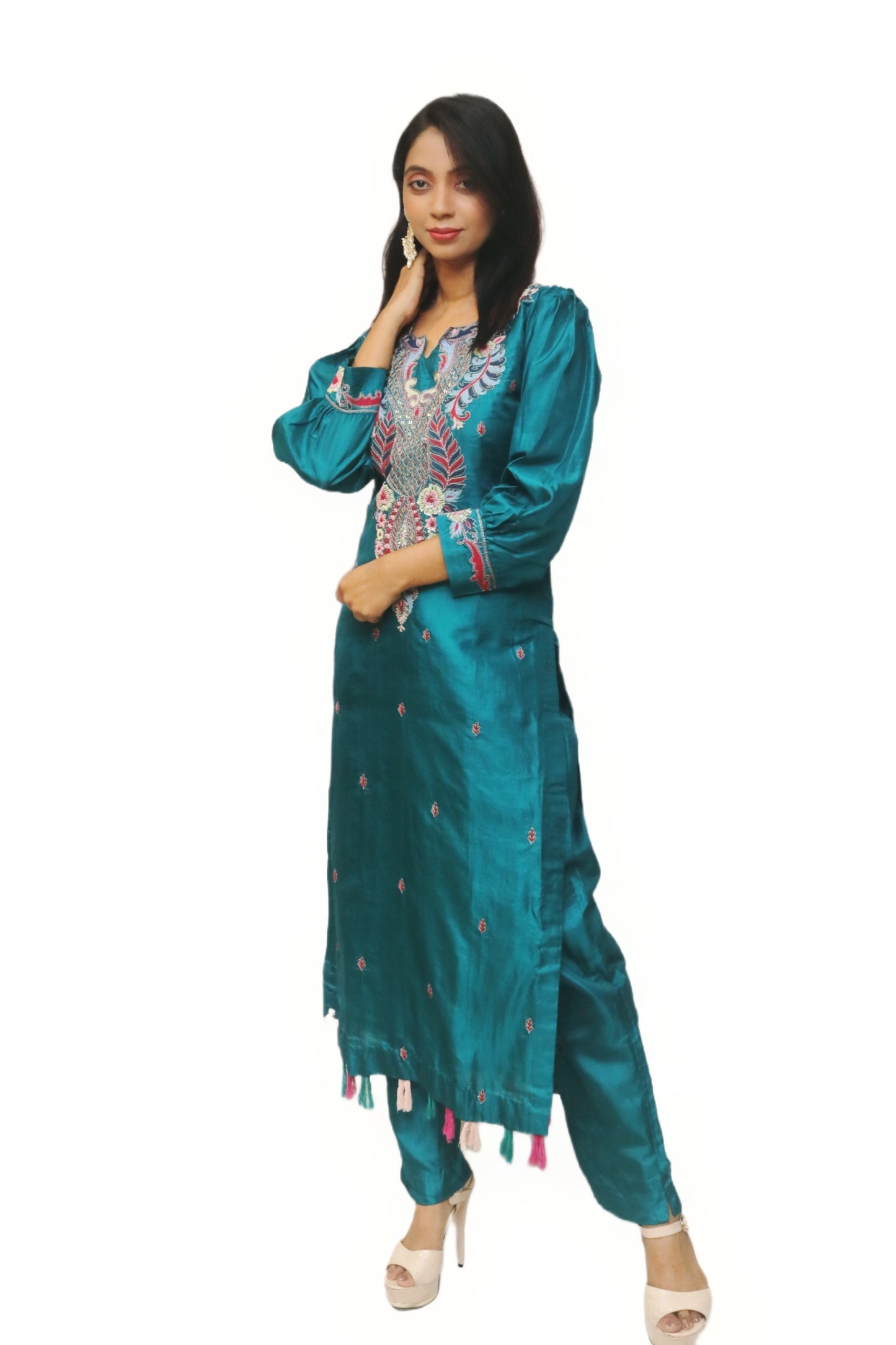Peacock Blue Kurta