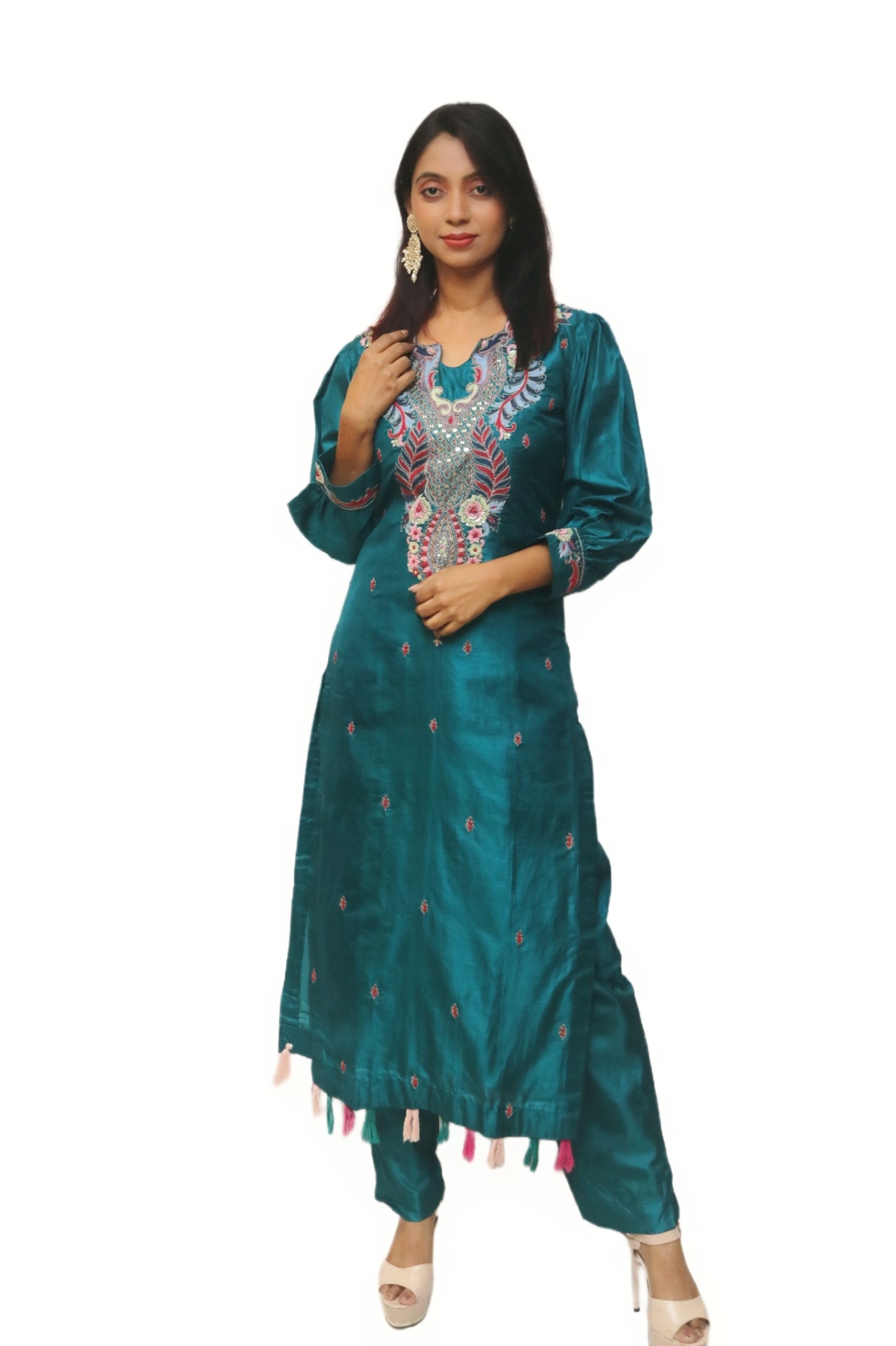Peacock Blue Kurta