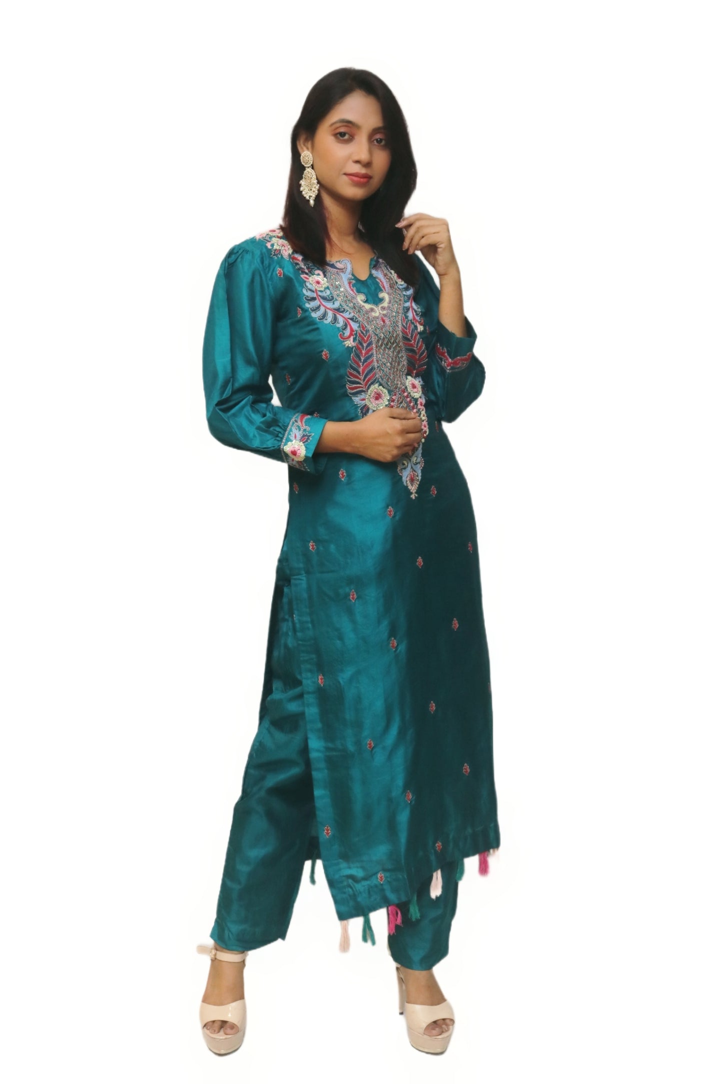 Peacock Blue Kurta