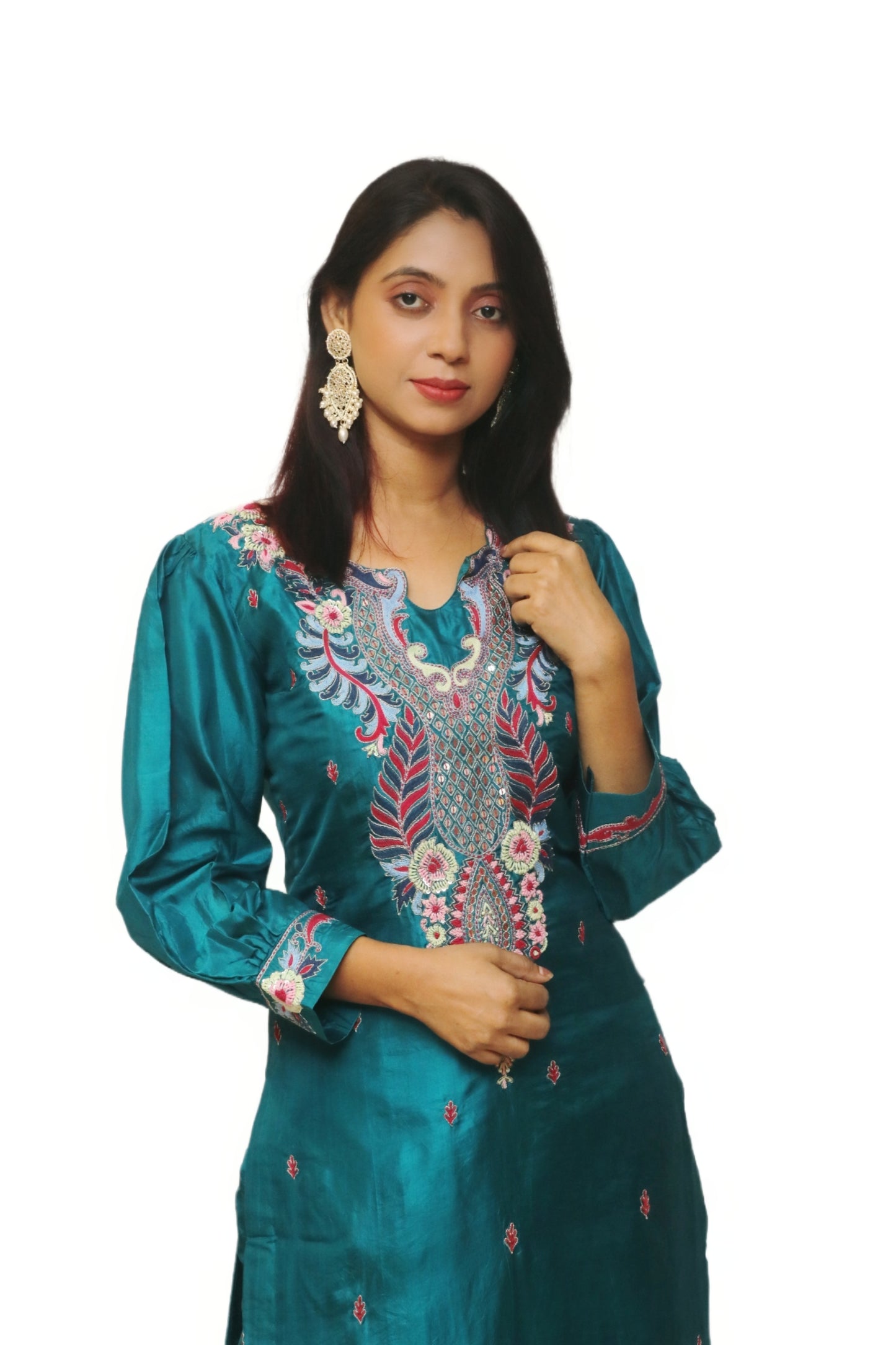 Peacock Blue Kurta