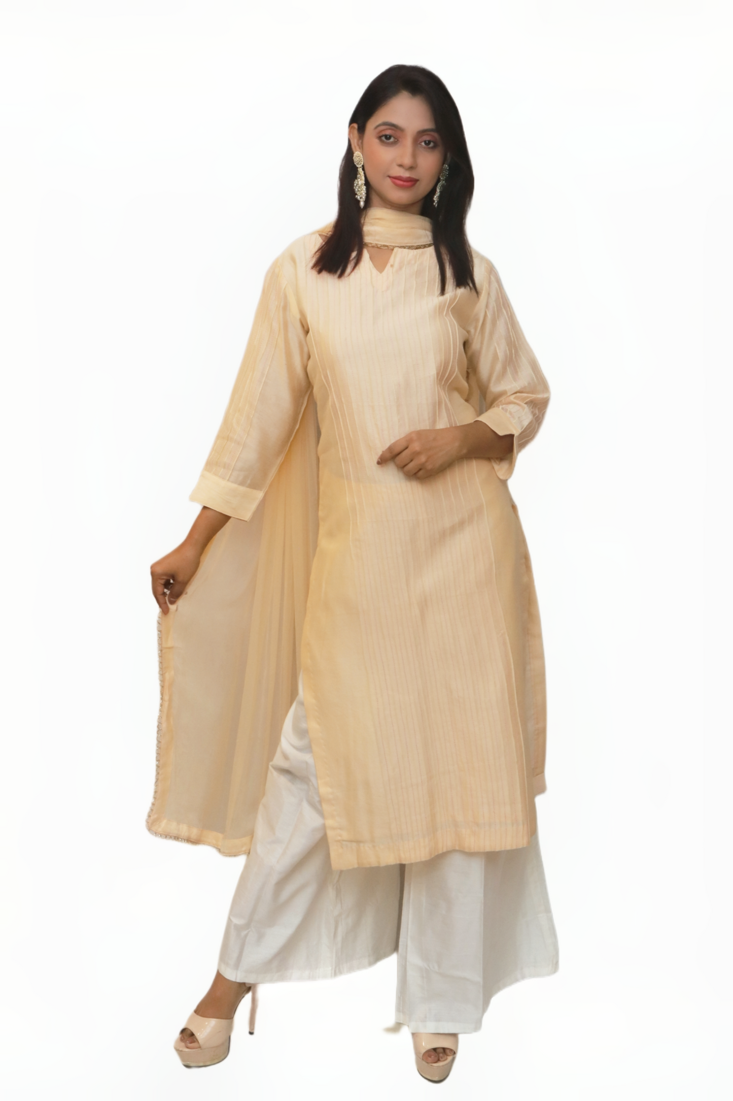 Orangish Peach Kurti