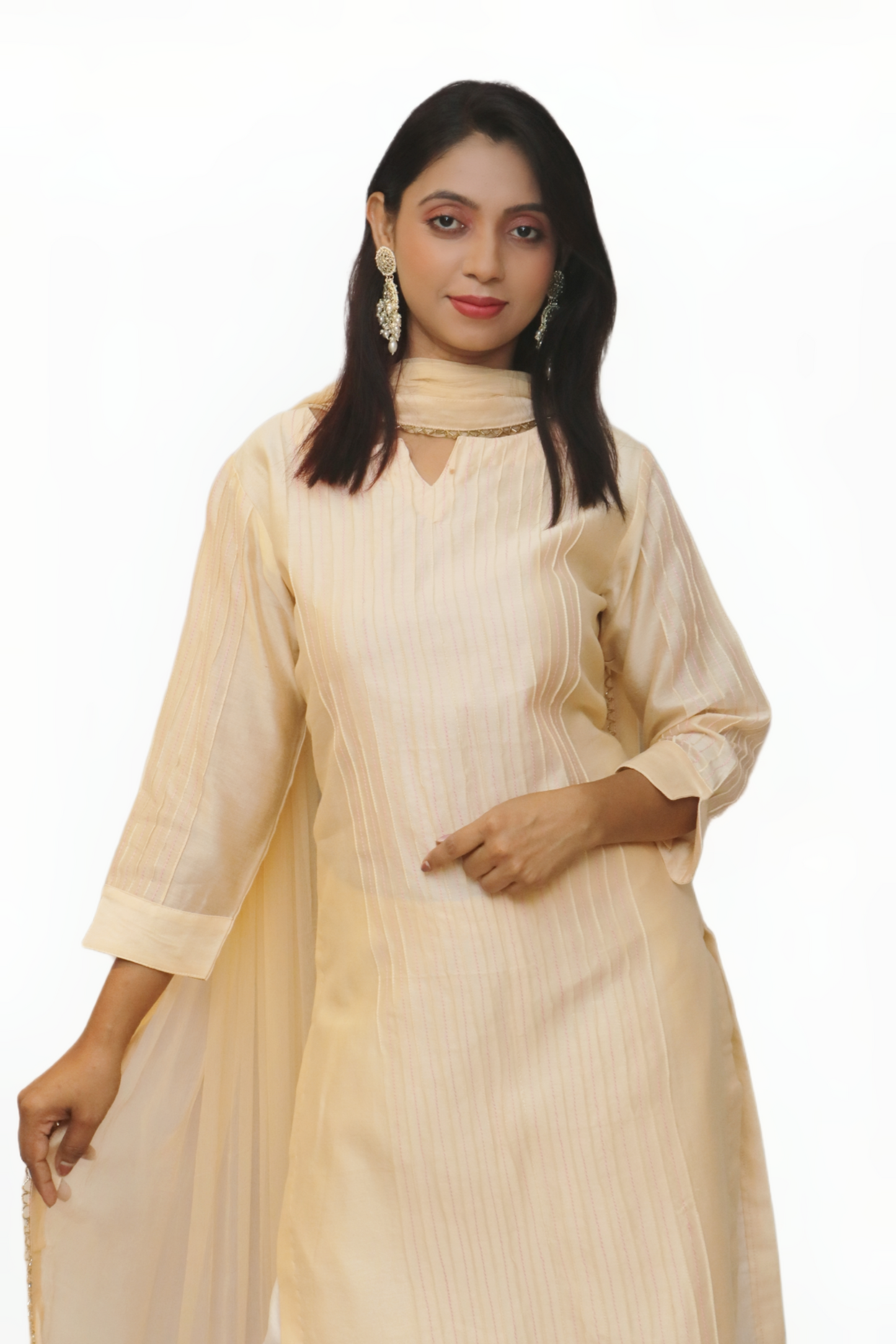 Orangish Peach Kurti