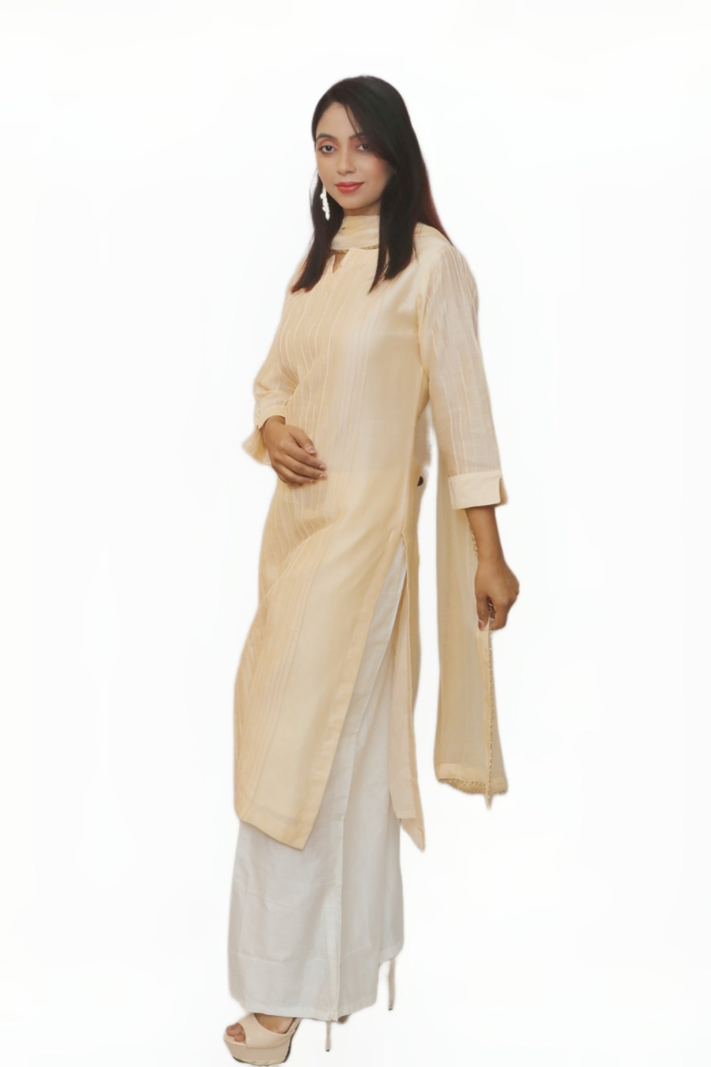 Orangish Peach Kurti