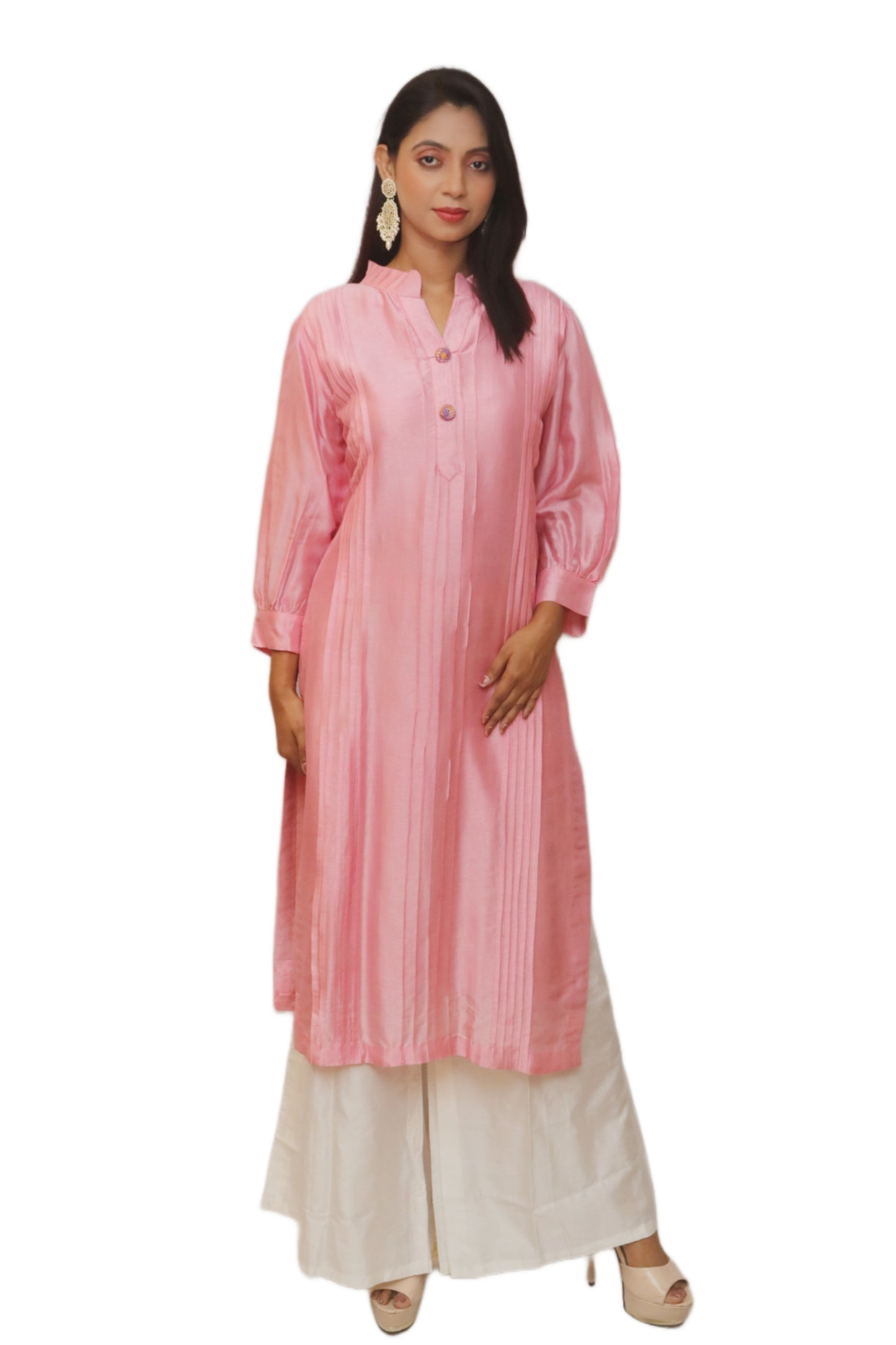 Rose Pink Kurti Set