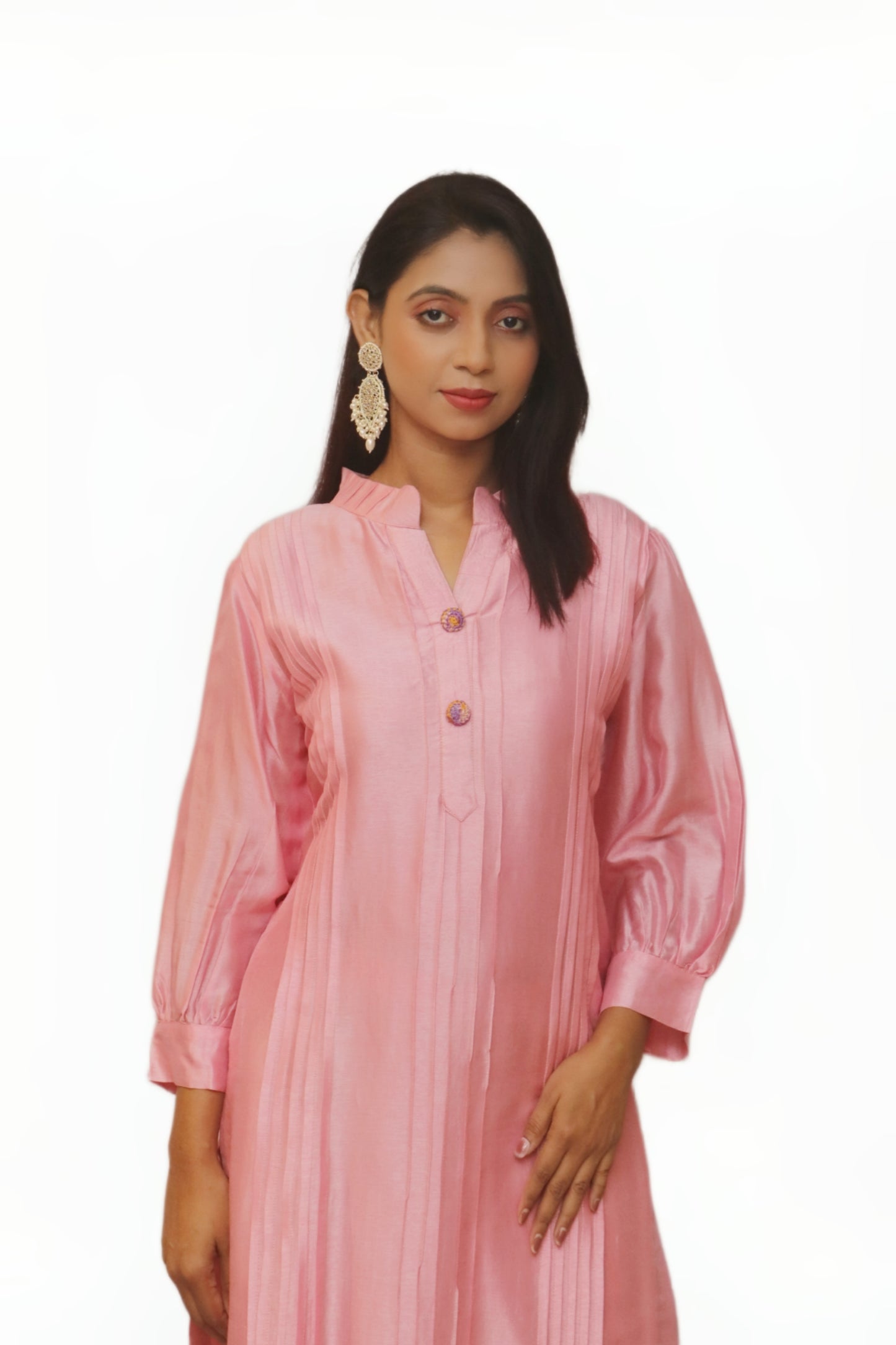 Rose Pink Kurti Set