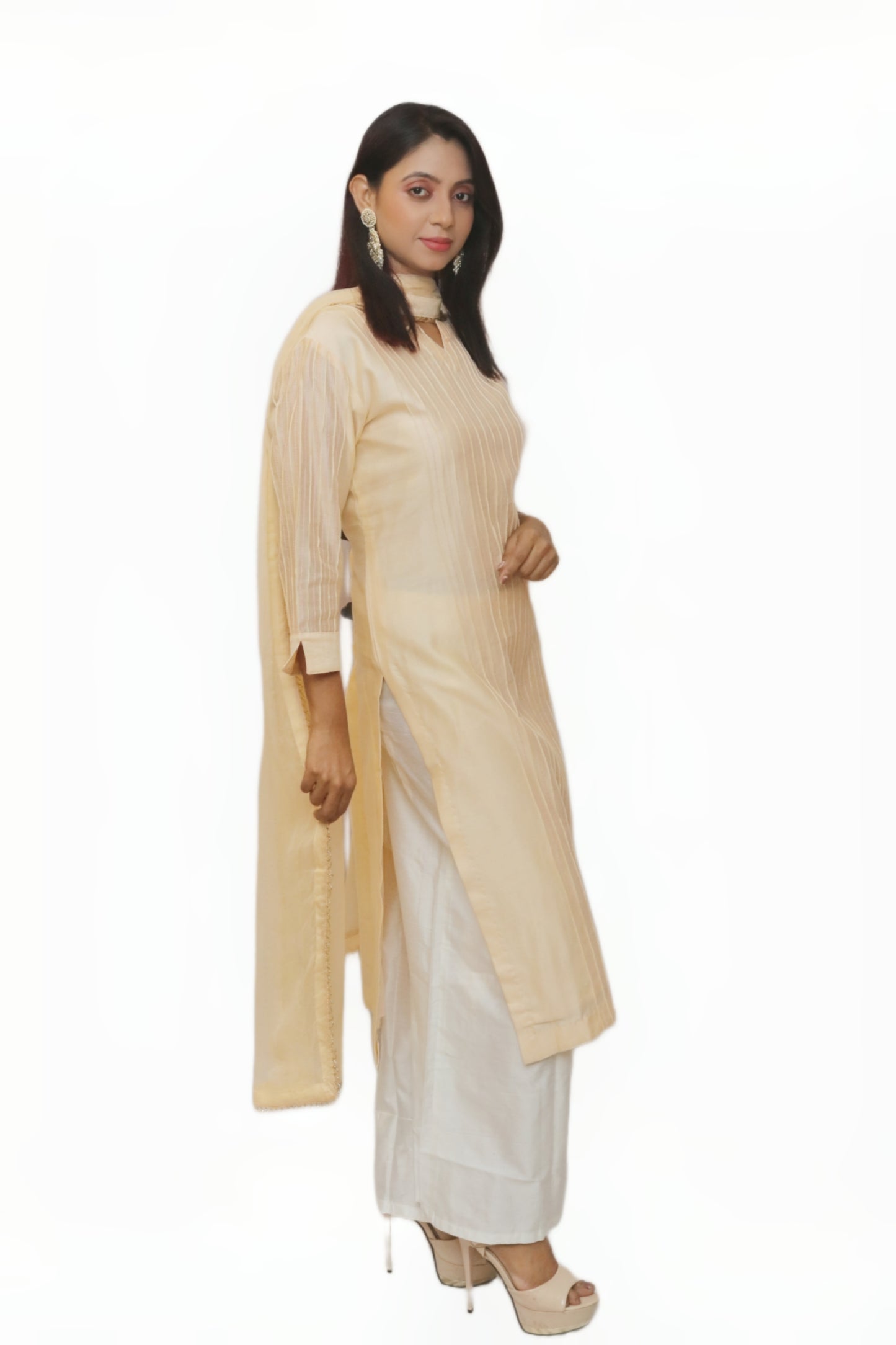 Orangish Peach Kurti