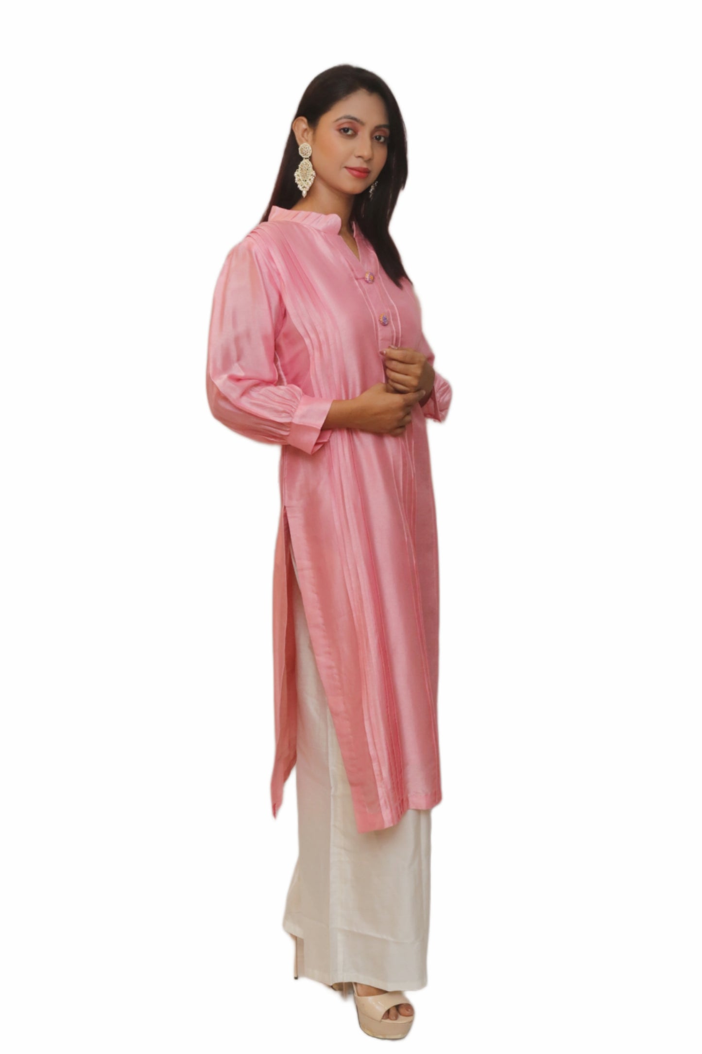 Rose Pink Kurti Set