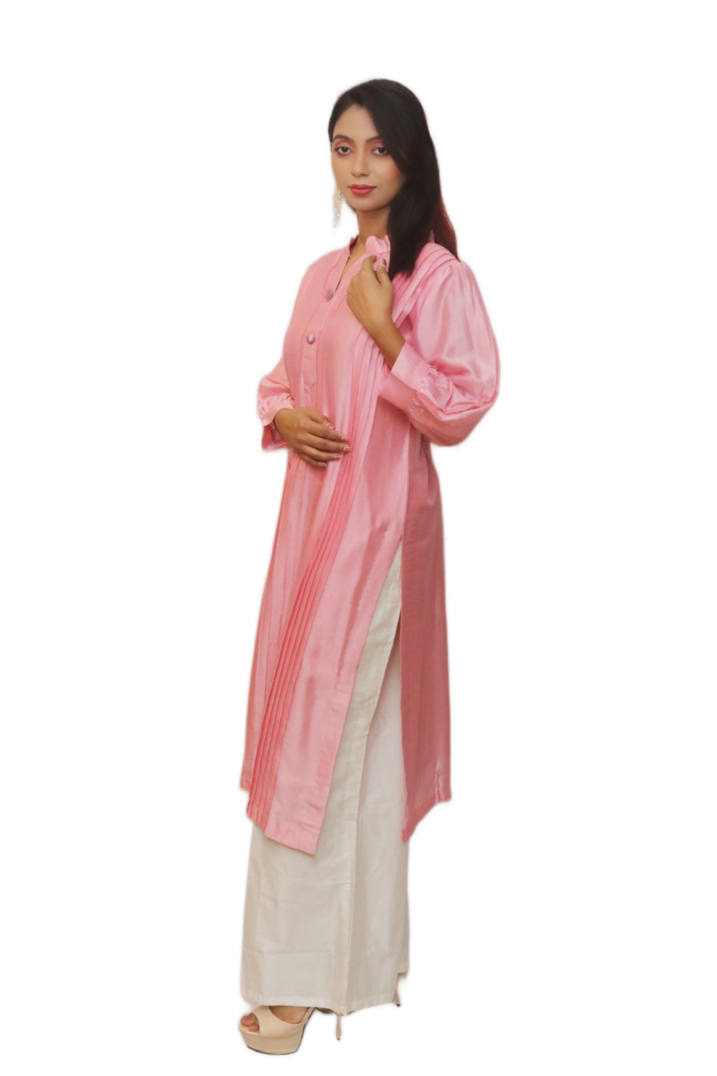 Rose Pink Kurti Set