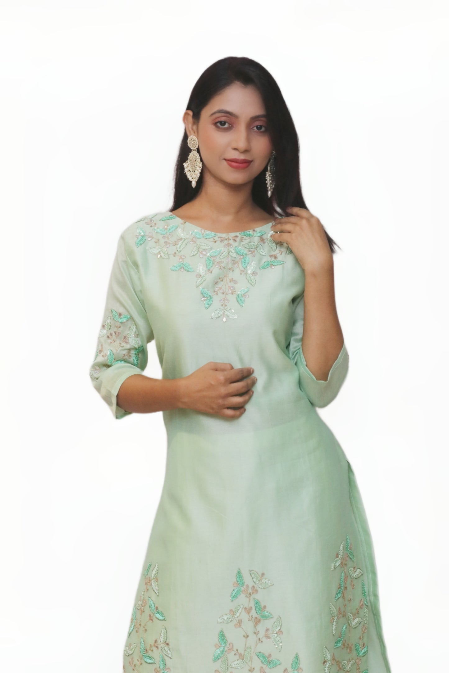 Green Mint Single Kurti