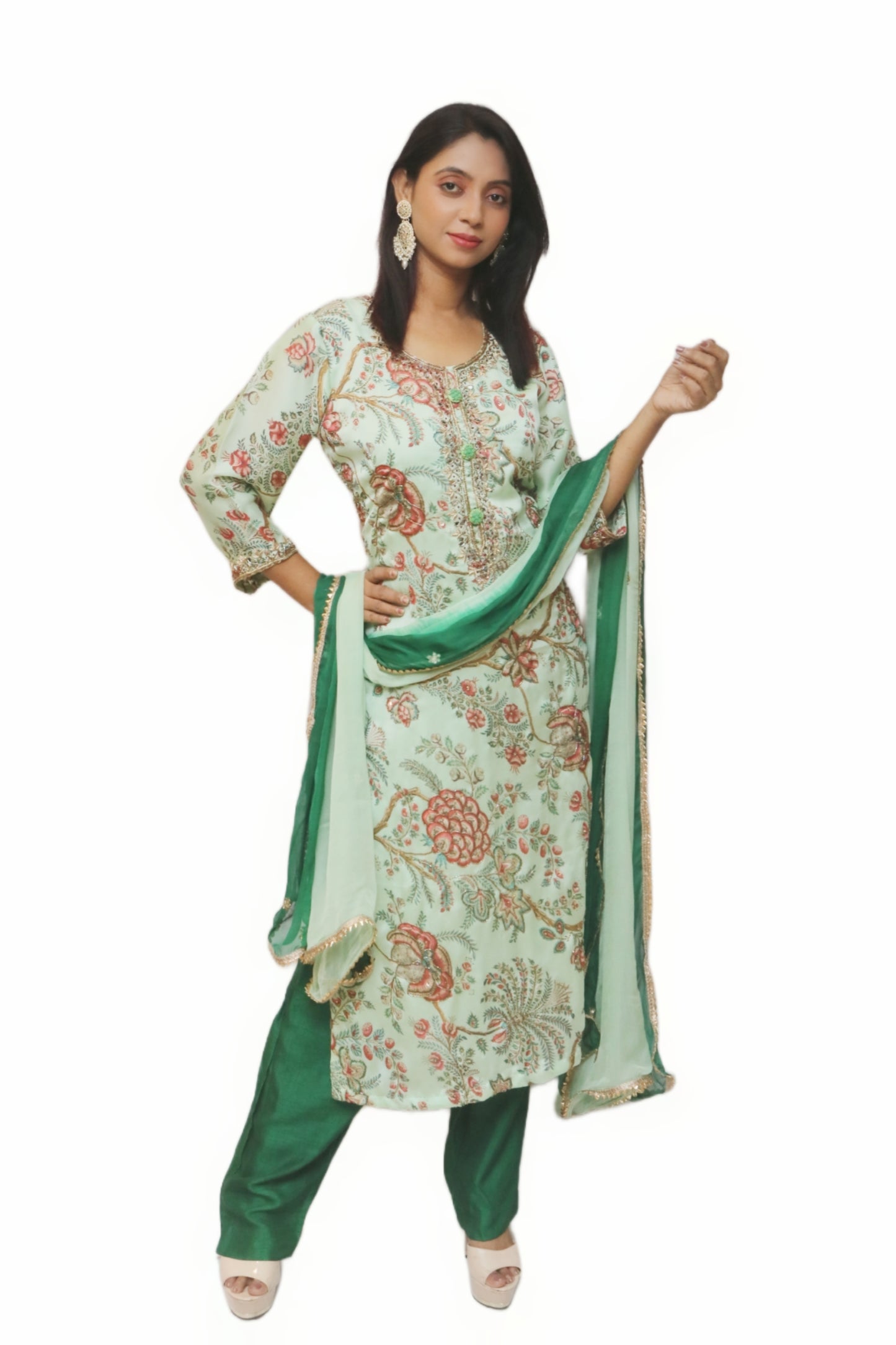 Mint Green Kurta Set