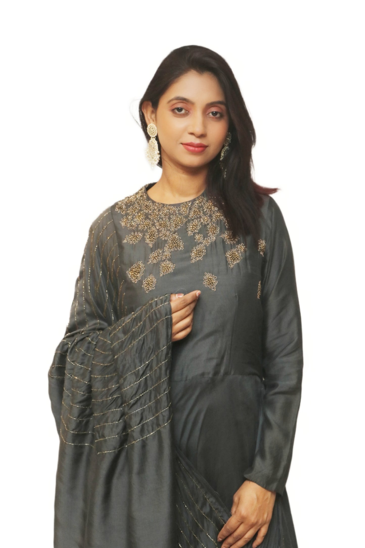Charcoal Colored Gown
