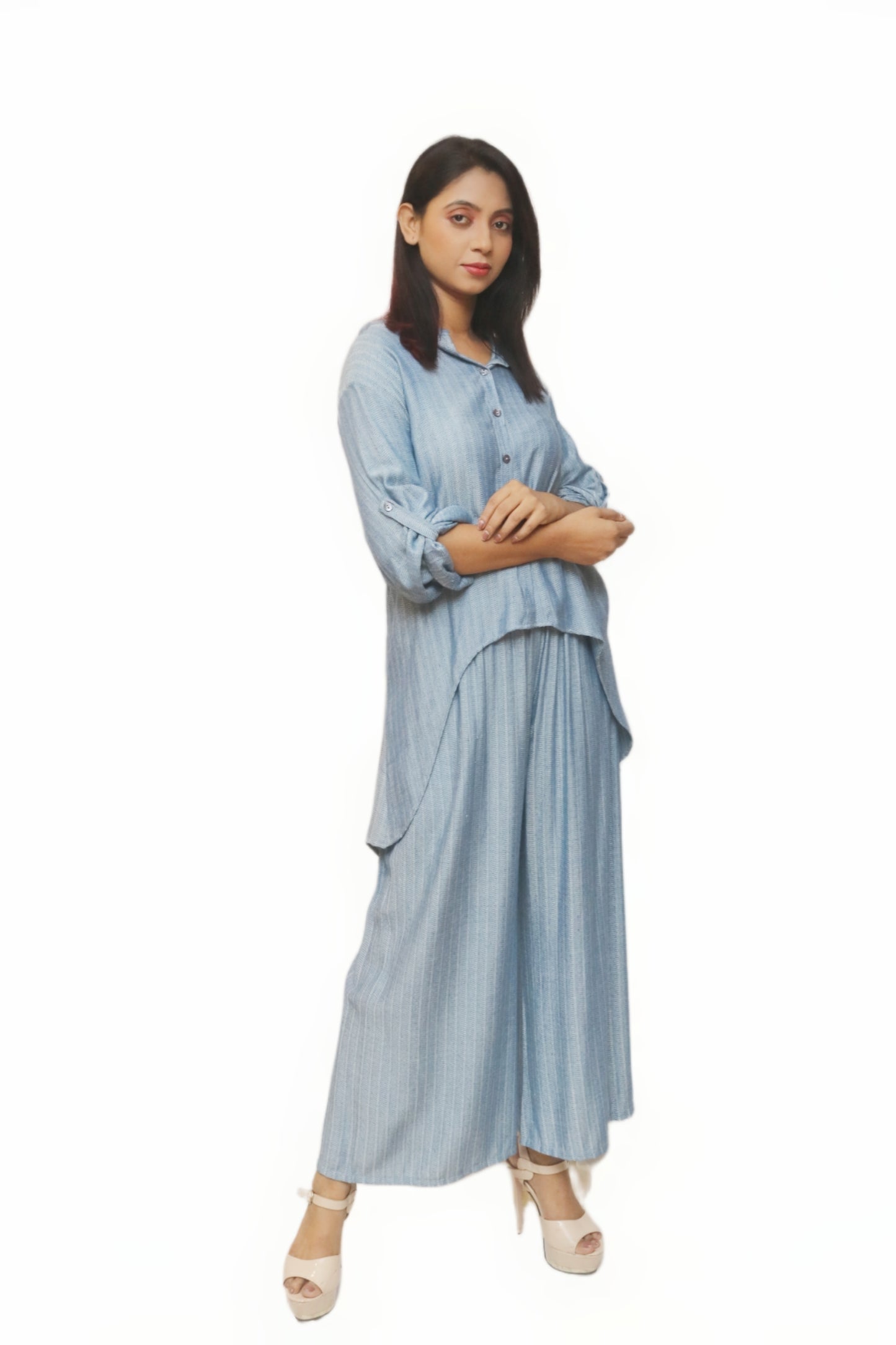 Denim Blue Co-Ord Set