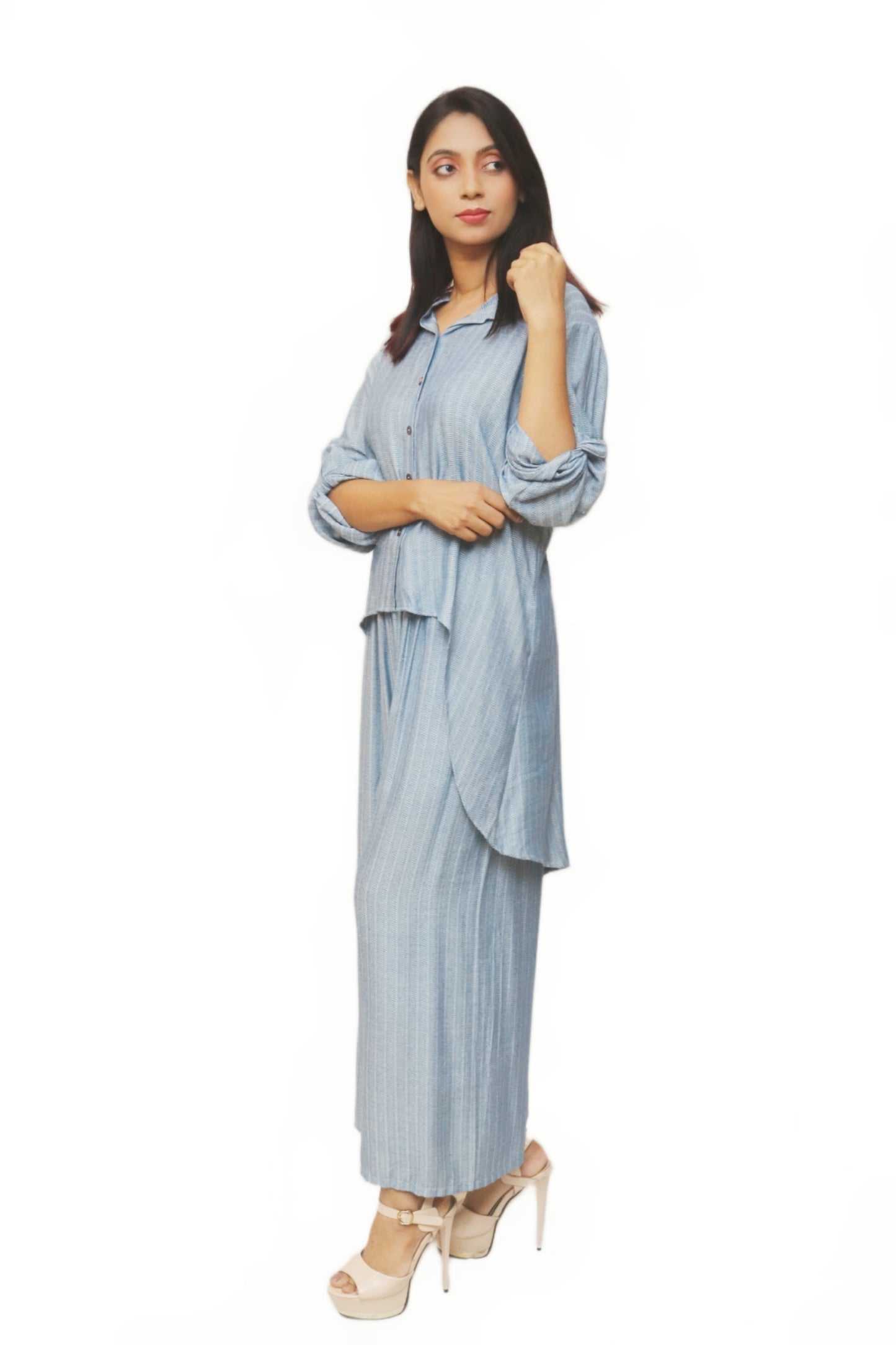 Denim Blue Co-Ord Set