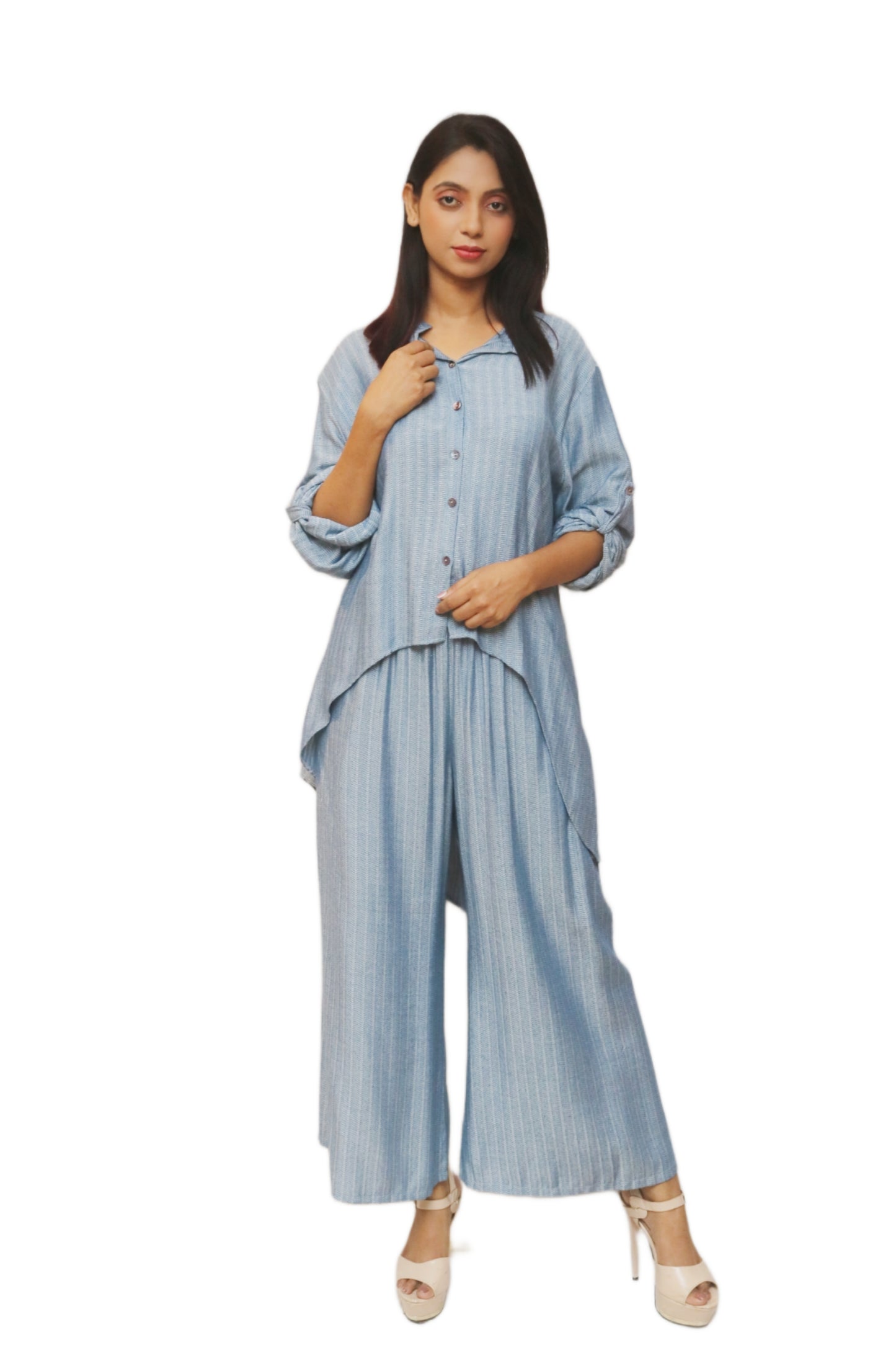 Denim Blue Co-Ord Set
