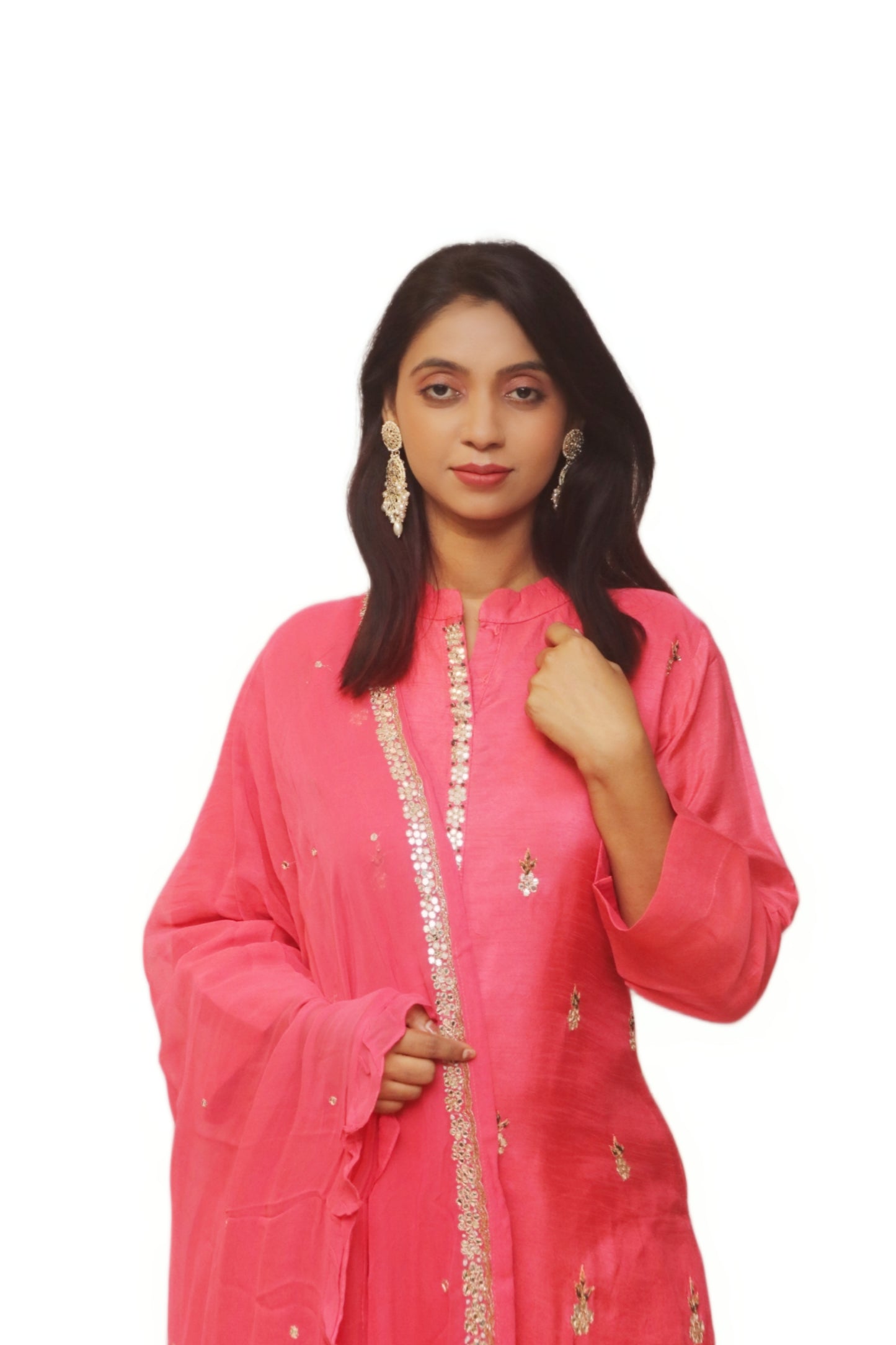 Punch Pink Kurta Set