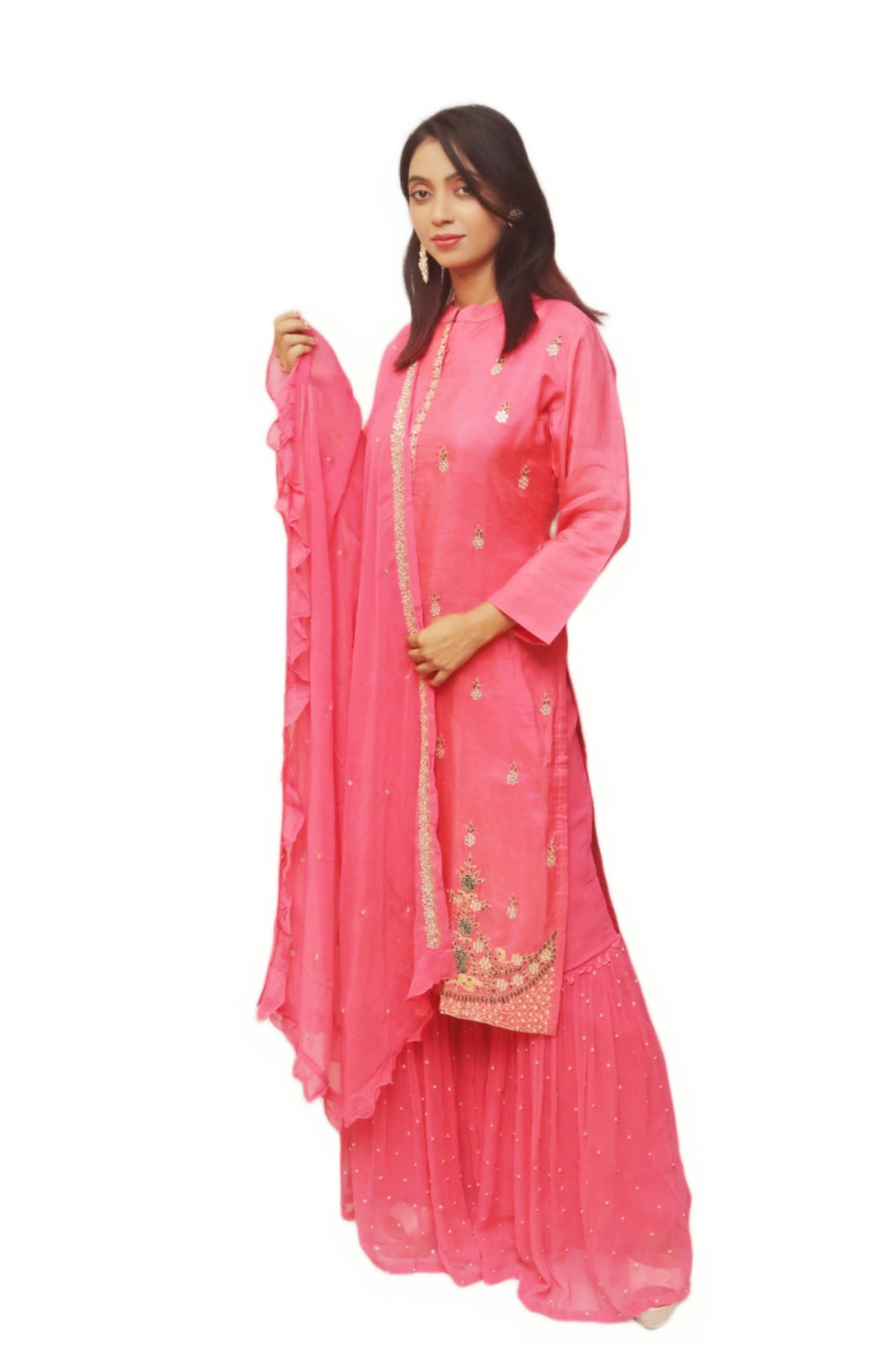 Punch Pink Kurta Set