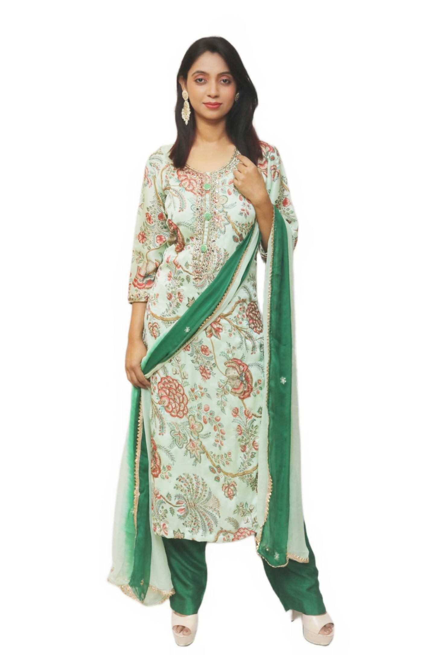 Mint Green Kurta Set
