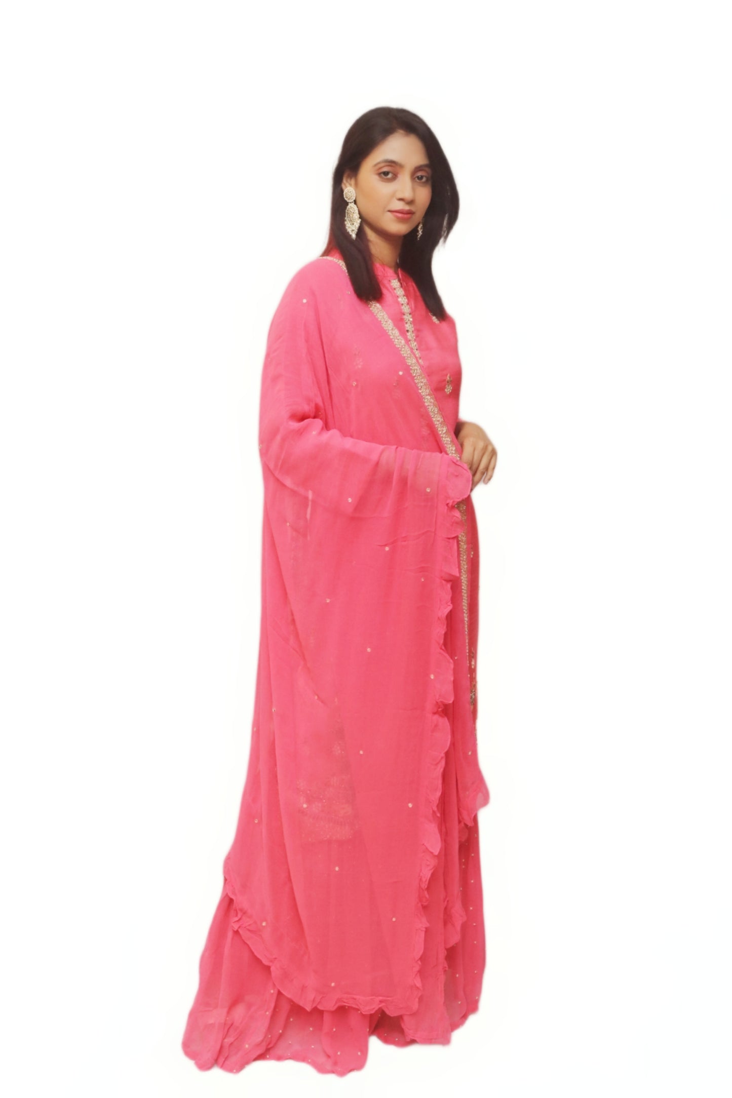 Punch Pink Kurta Set