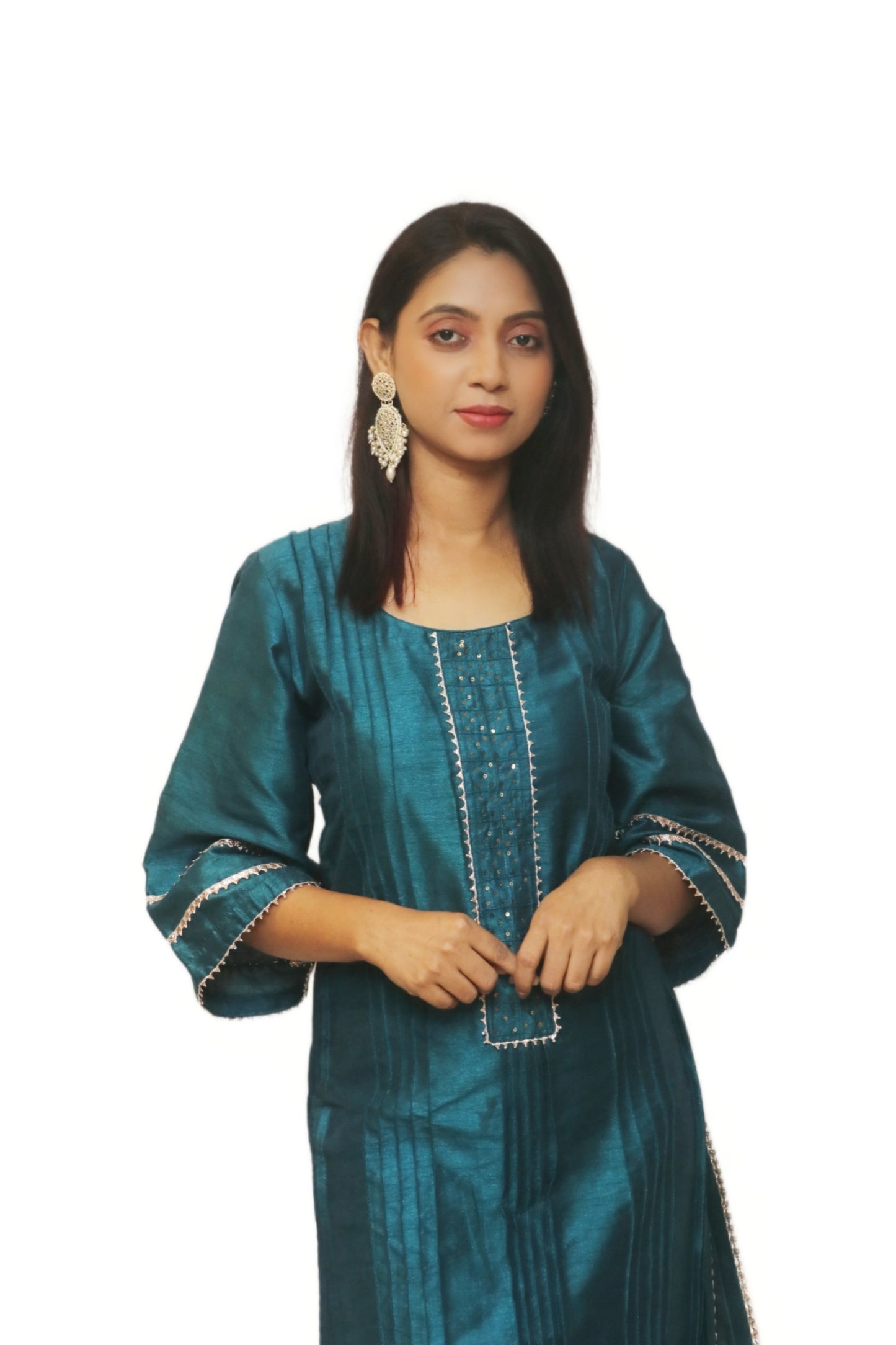 Teal Blue Kurti