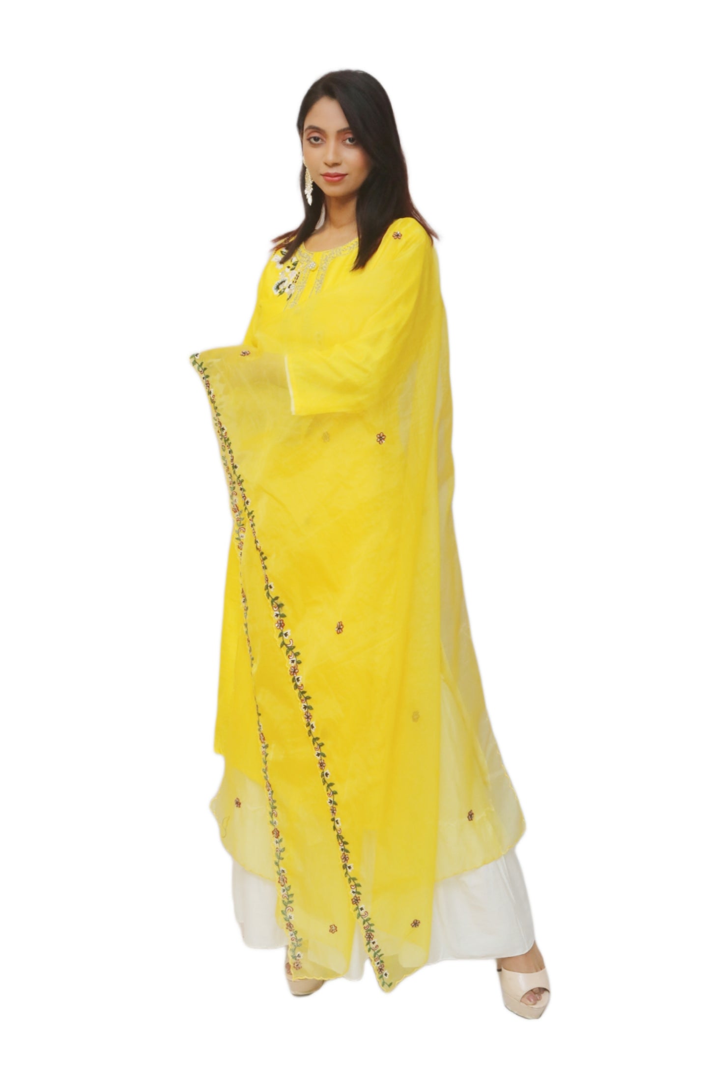 Corn Yellow Kurta Set