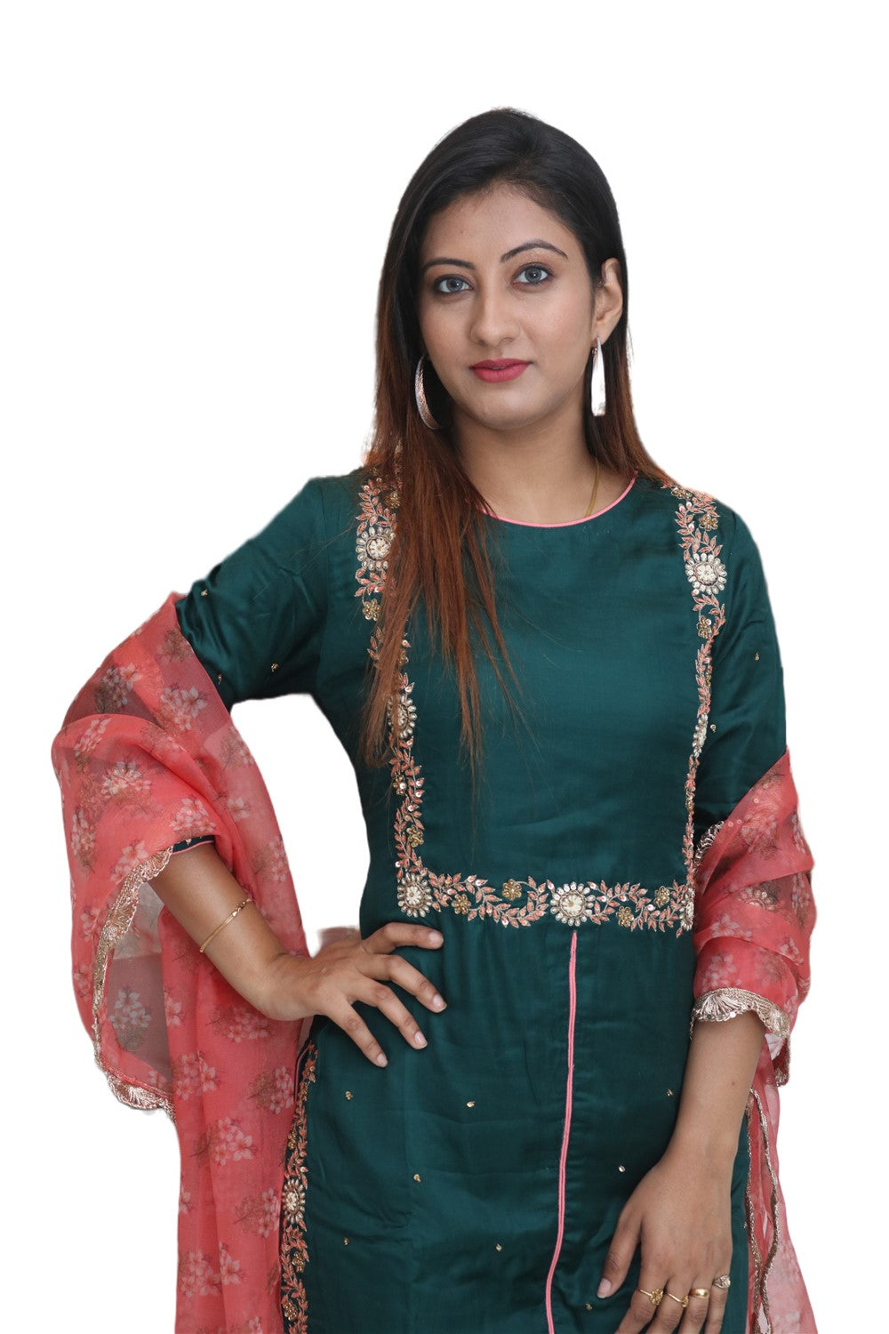 pure modal silk kurta set