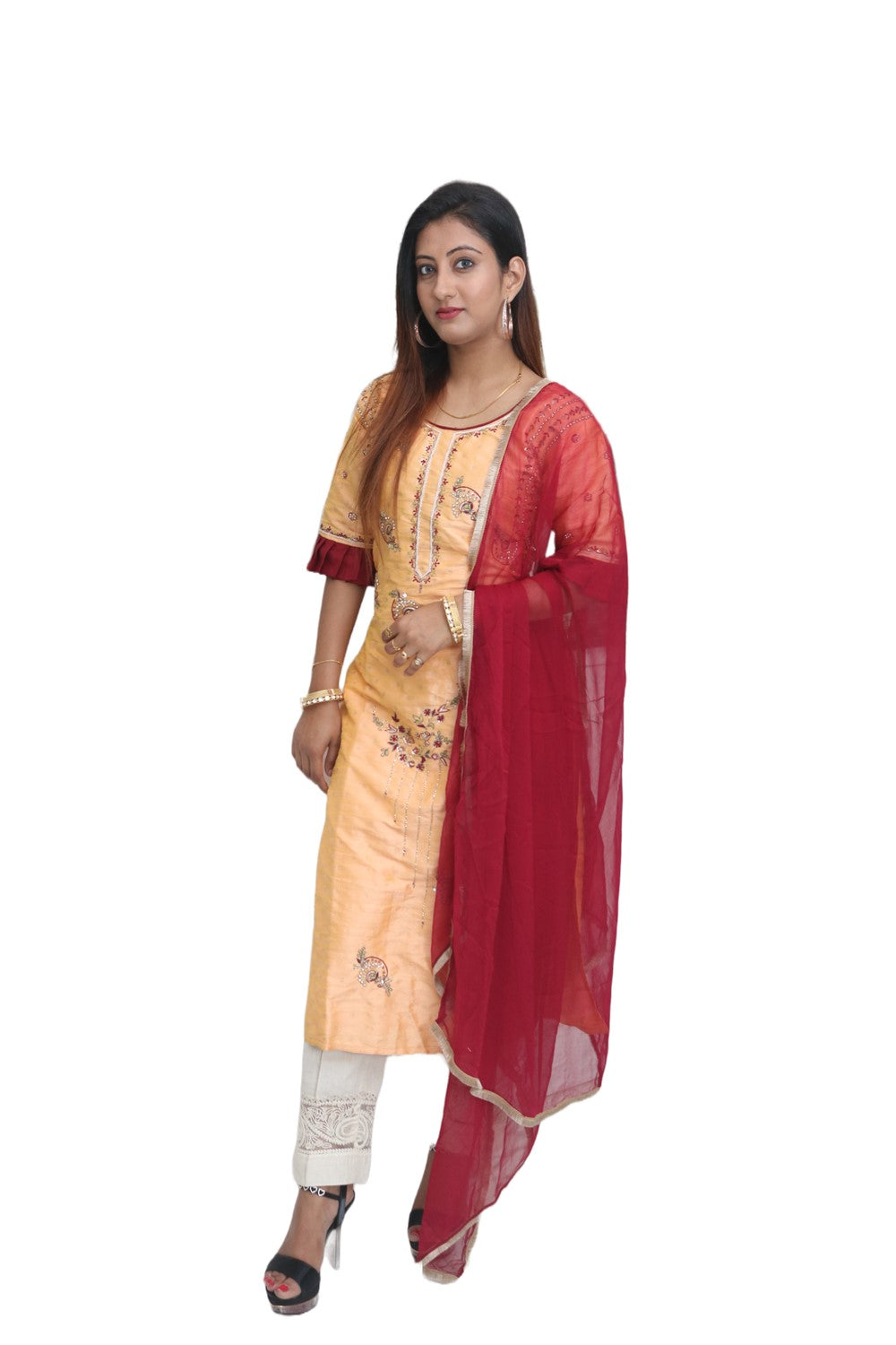 Raw Silk Kurta Set