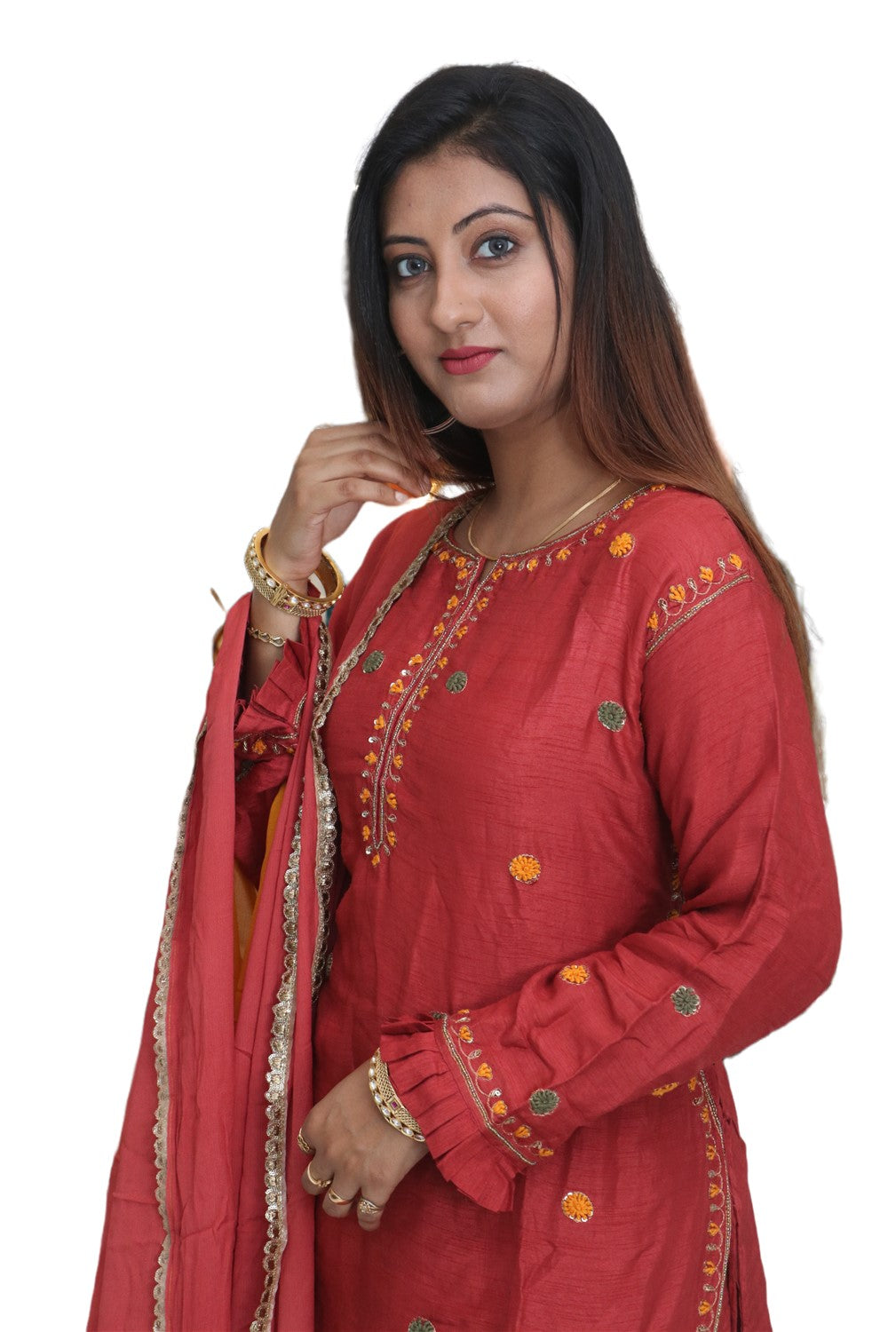 Raw Silk Kurti