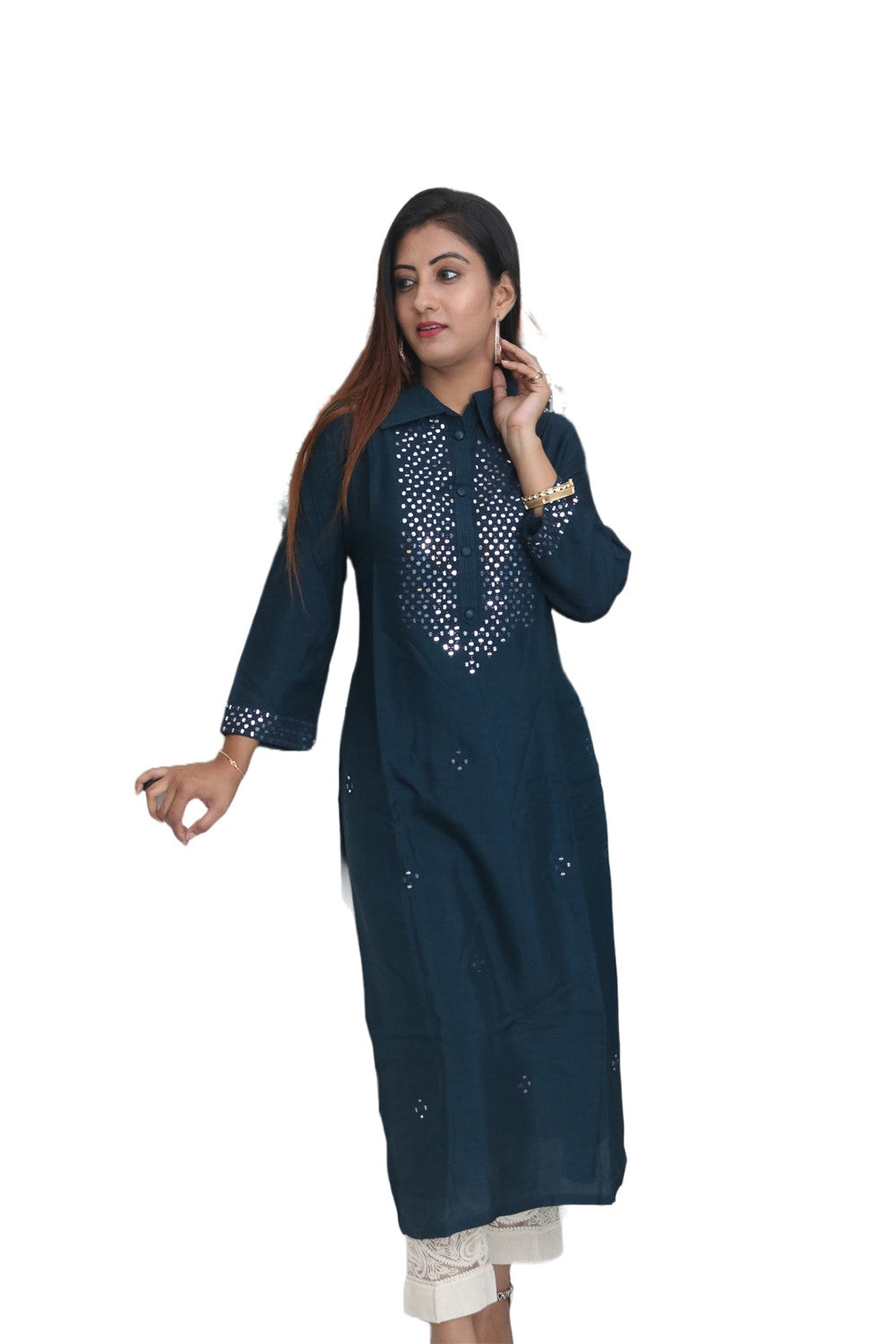 Silk kurta set