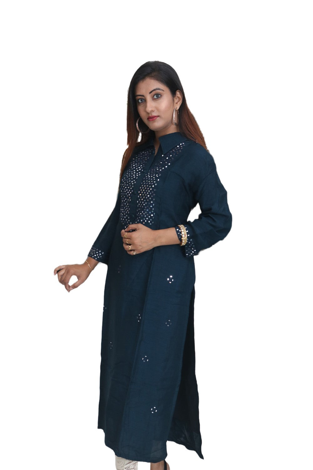 Silk kurta set