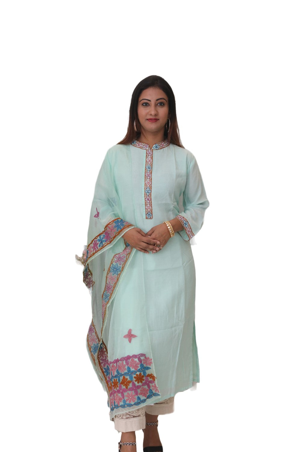 Sky blue kurti