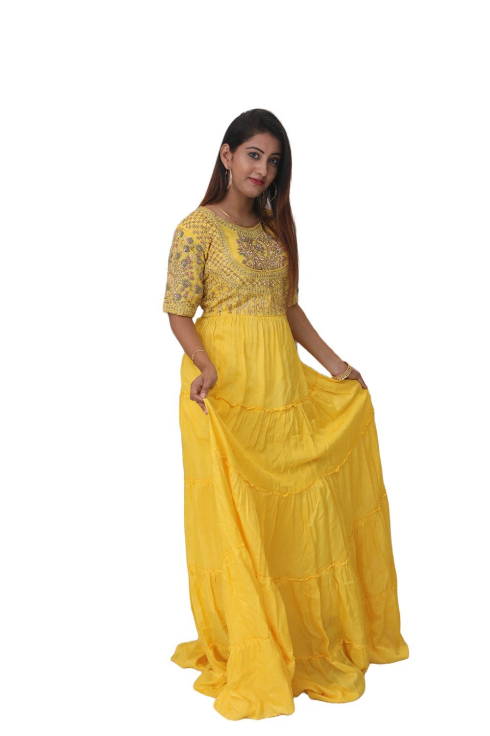 Light yellow gown