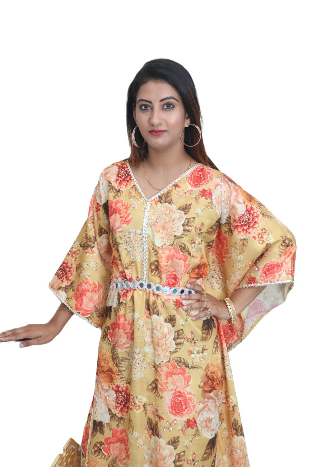 orange kaftan