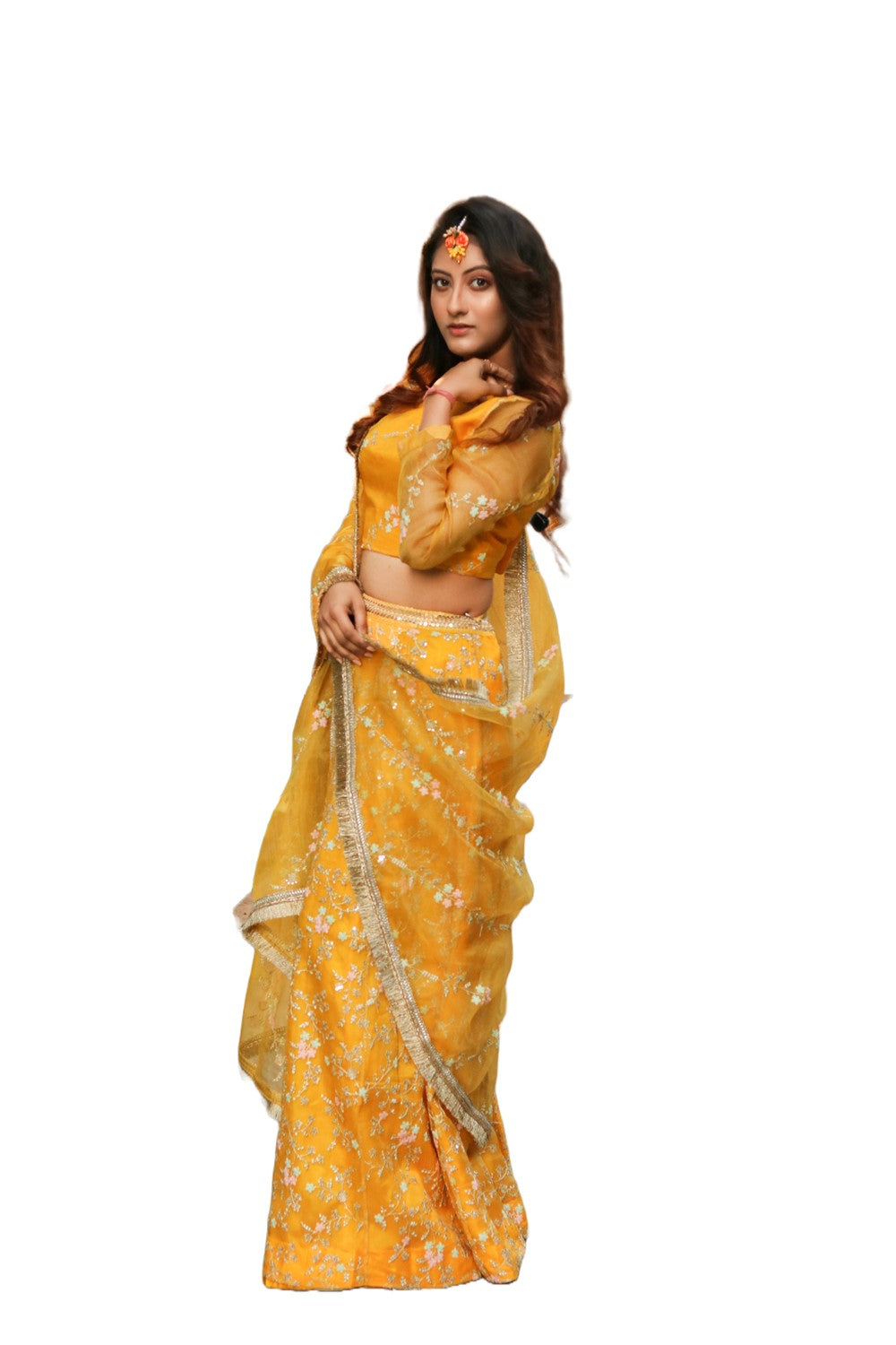 Yellow Bridal Lehenga