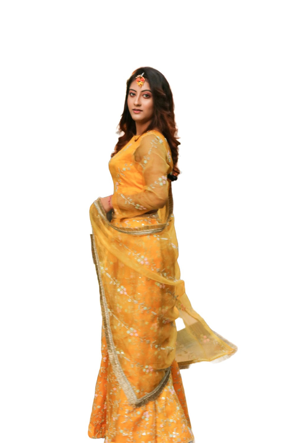 Yellow Bridal Lehenga
