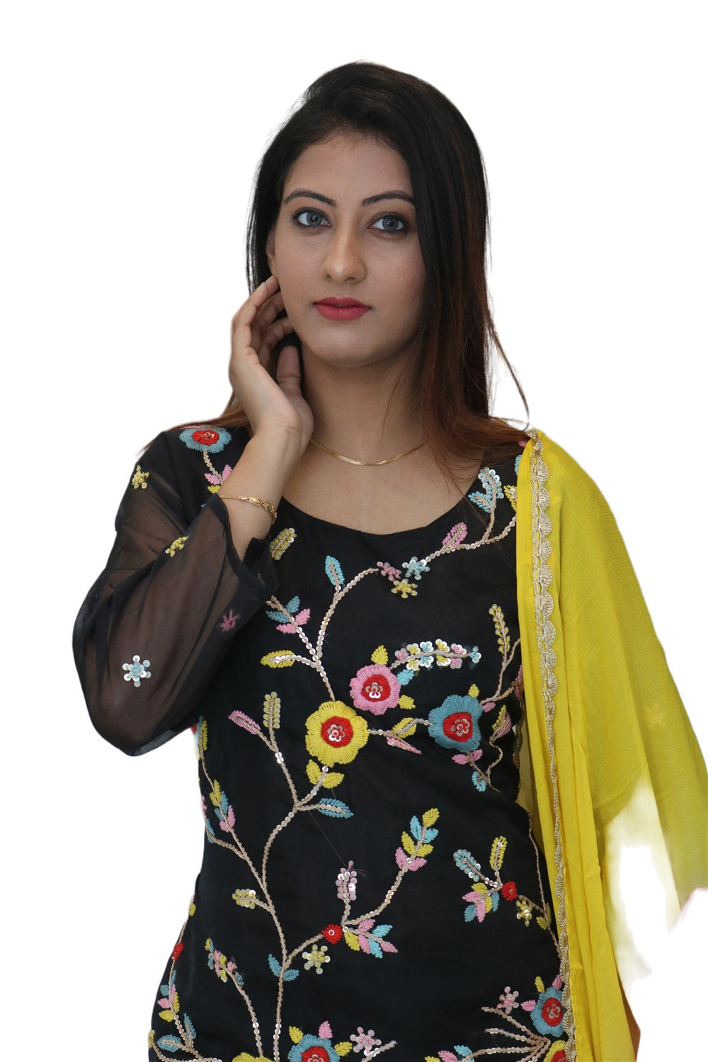 Black Kurti Set