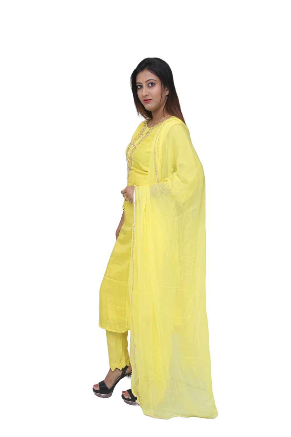 Light Yellow Kurta