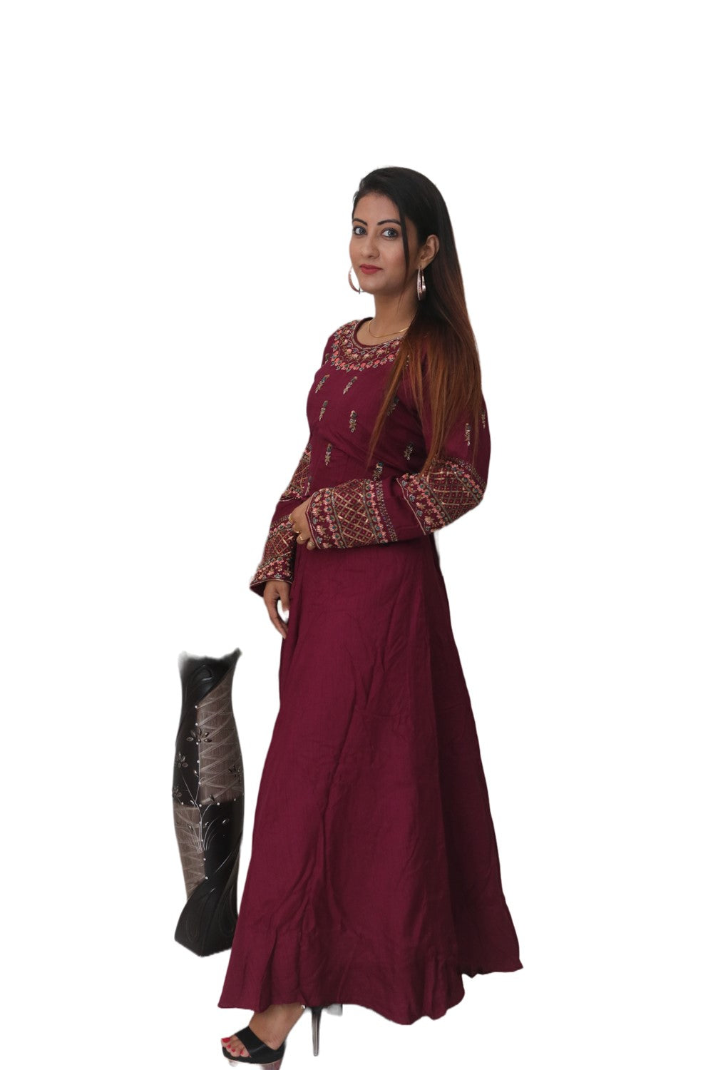 Dark Purple Gown