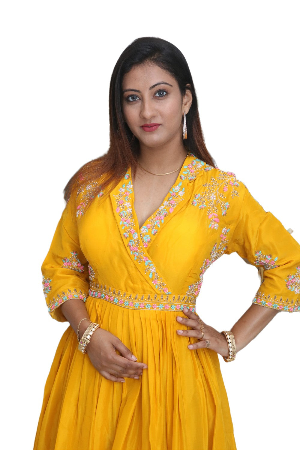 Deep yellow Gown