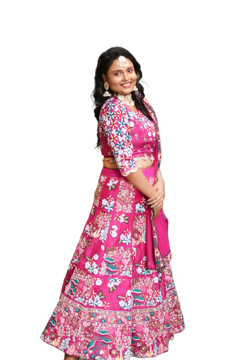 Pink Bridal Lehenga