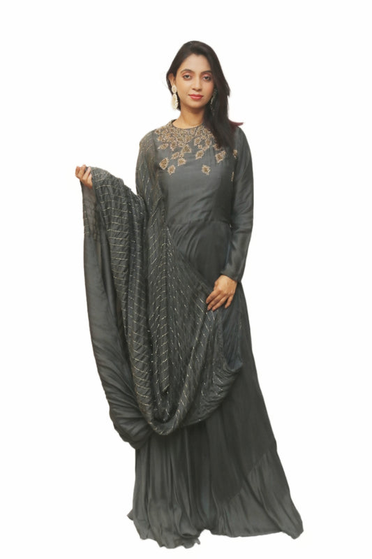 Charcoal Colored Gown