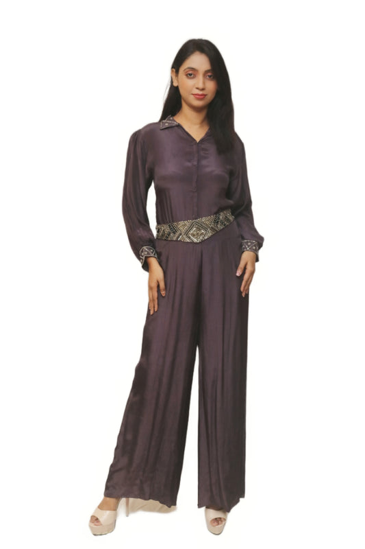 Chocolate Brown Jumpsuit