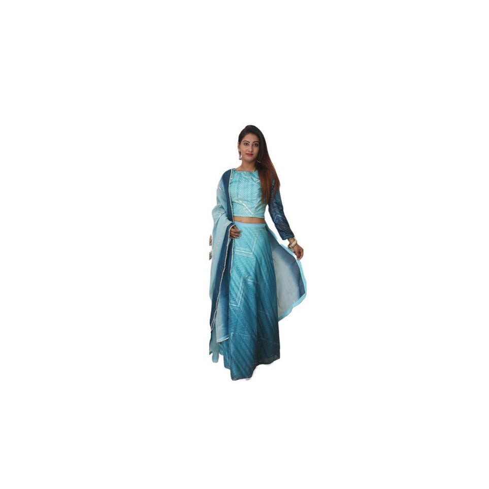 Blue Ghagra