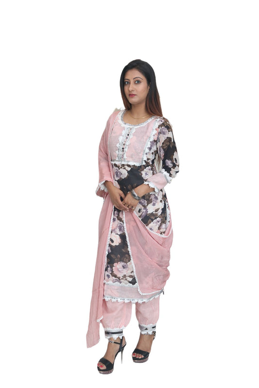 viscose georgette kurta set