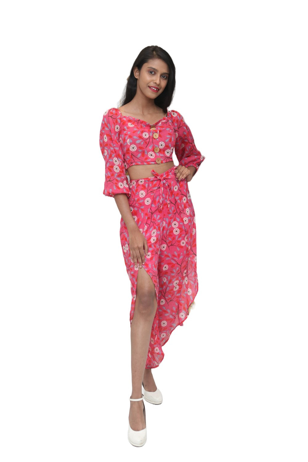 Pink Kurti Set