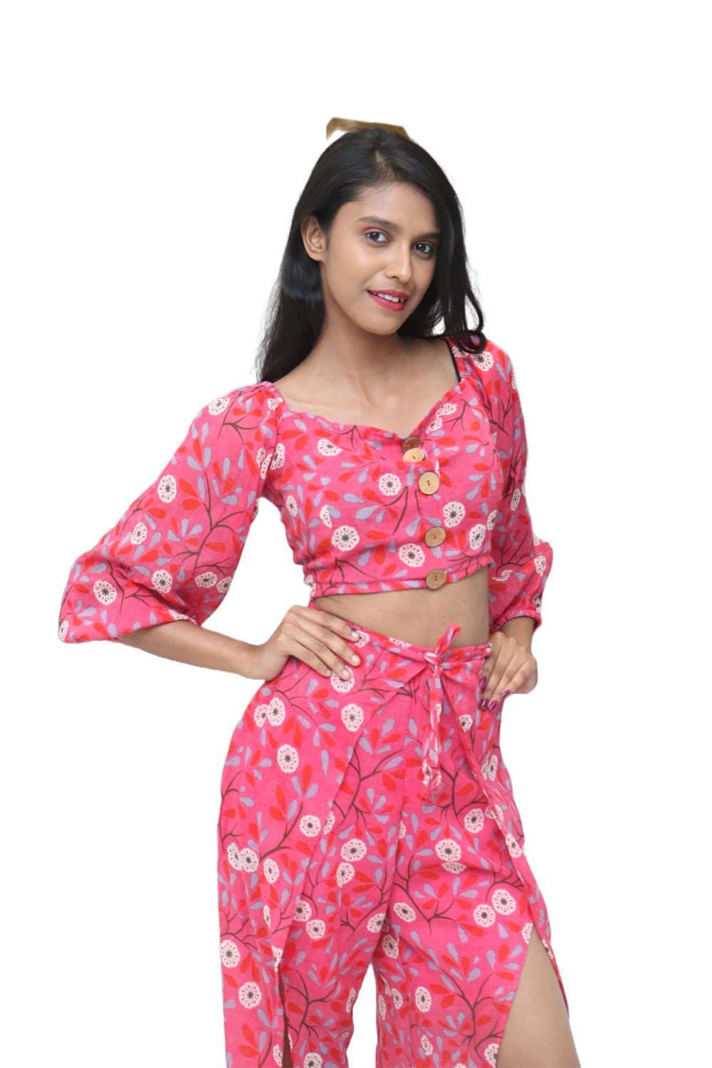 Pink Kurti Set